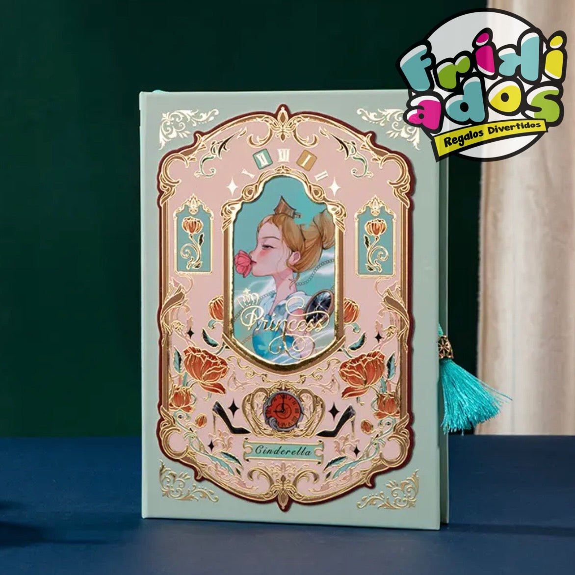 Libreta Cuarto 80 Hojas Tapas Duras Princesas Disney Magical