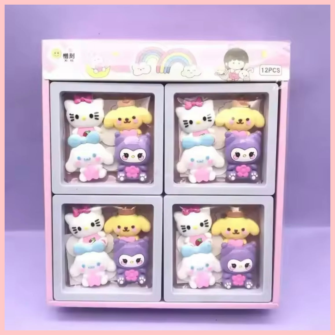 Set 4 Stickers 3D “Sanrio”