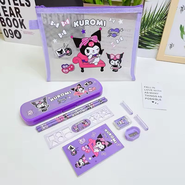 Set Papelería + Estuche “Sanrio”