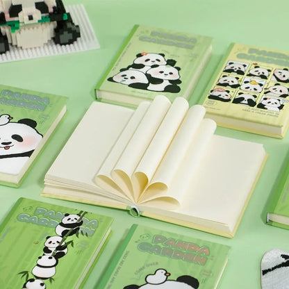 Mini Libreta “Panda Garden”. 80 Hojas 11x8Cms