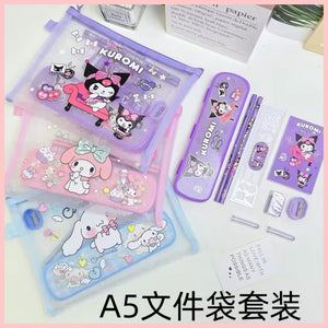 Set Papelería + Estuche “Sanrio”