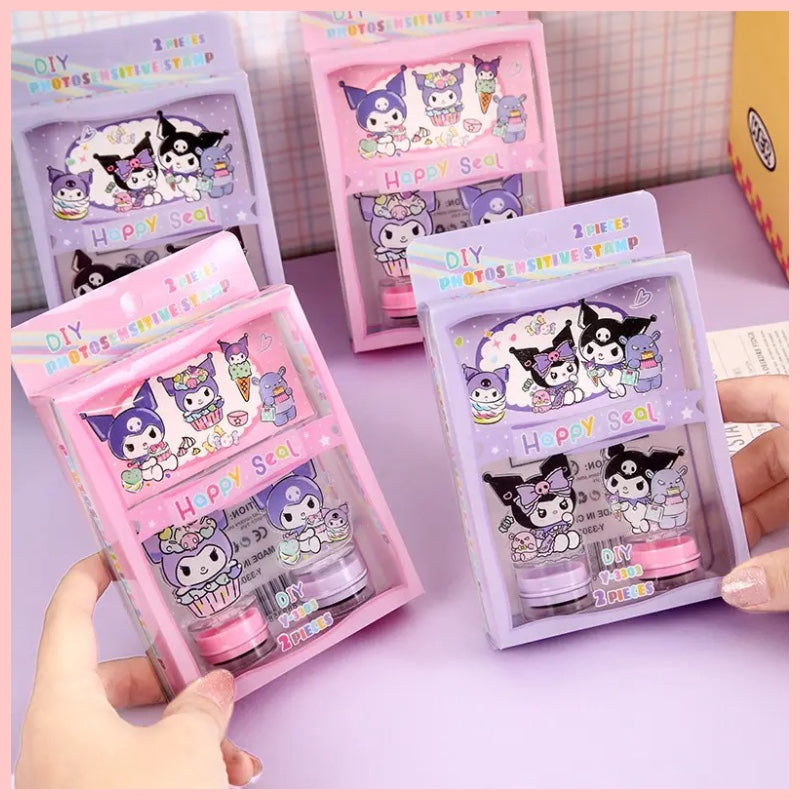 Set 2 Timbres “Kuromi”