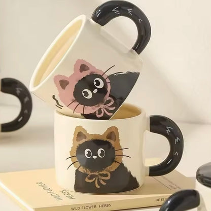 Taza + Tapa “Gatito Gorro”. 360ml