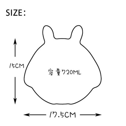 Bowl + Cuchara “Totoro”. Material Cerámica.