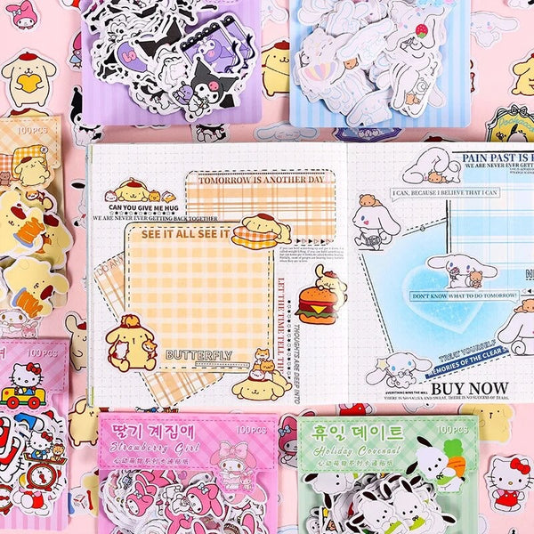 Set 100 Stickers “Sanrio” de