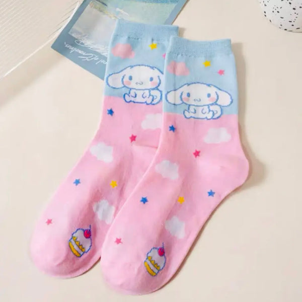 Calcetín Largo “Sanrio”. Talla Standard 34-40