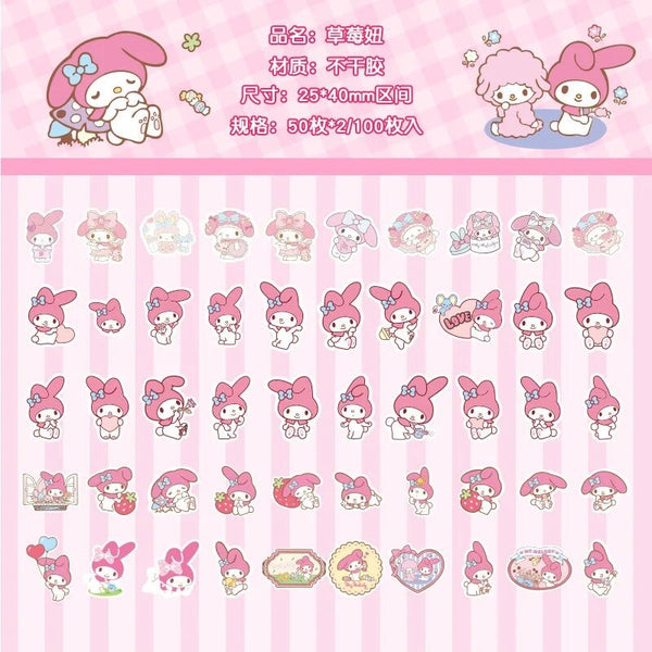 Set 100 Stickers “Sanrio” de