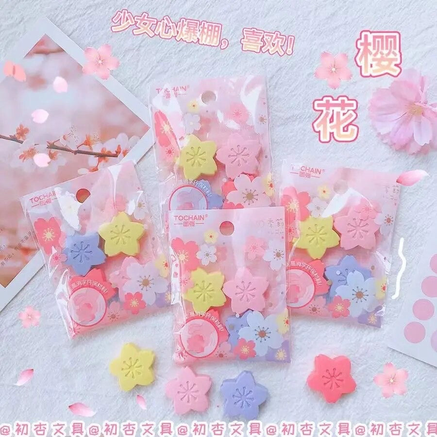 Set 4 Mini Gomas “Sakura”