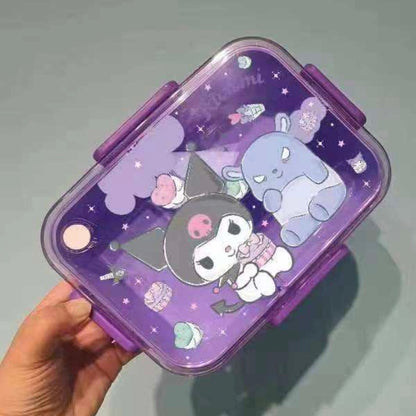 Lunch Box + Tenedor “Sanrio”. 23x15x6Cms