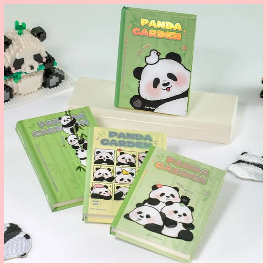 Mini Libreta “Panda Garden”. 80 Hojas 11x8Cms