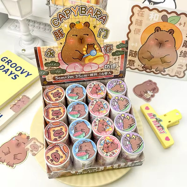 Washi Tape “Capybara”. 5cmx2m