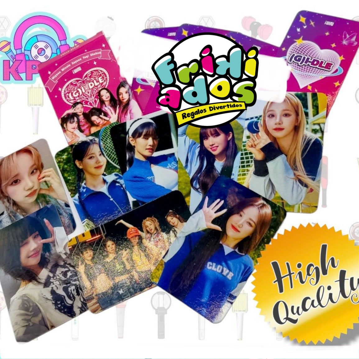 Set 30 LomoCards Dobles “I-DLE”