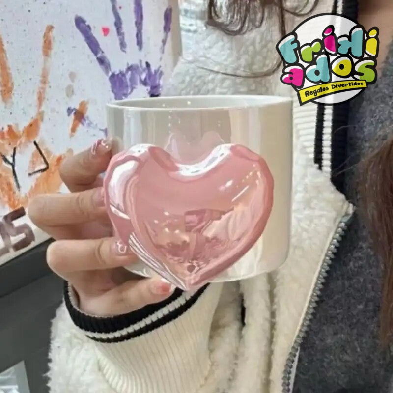 Taza Tornasol “Corazón”. 350ml