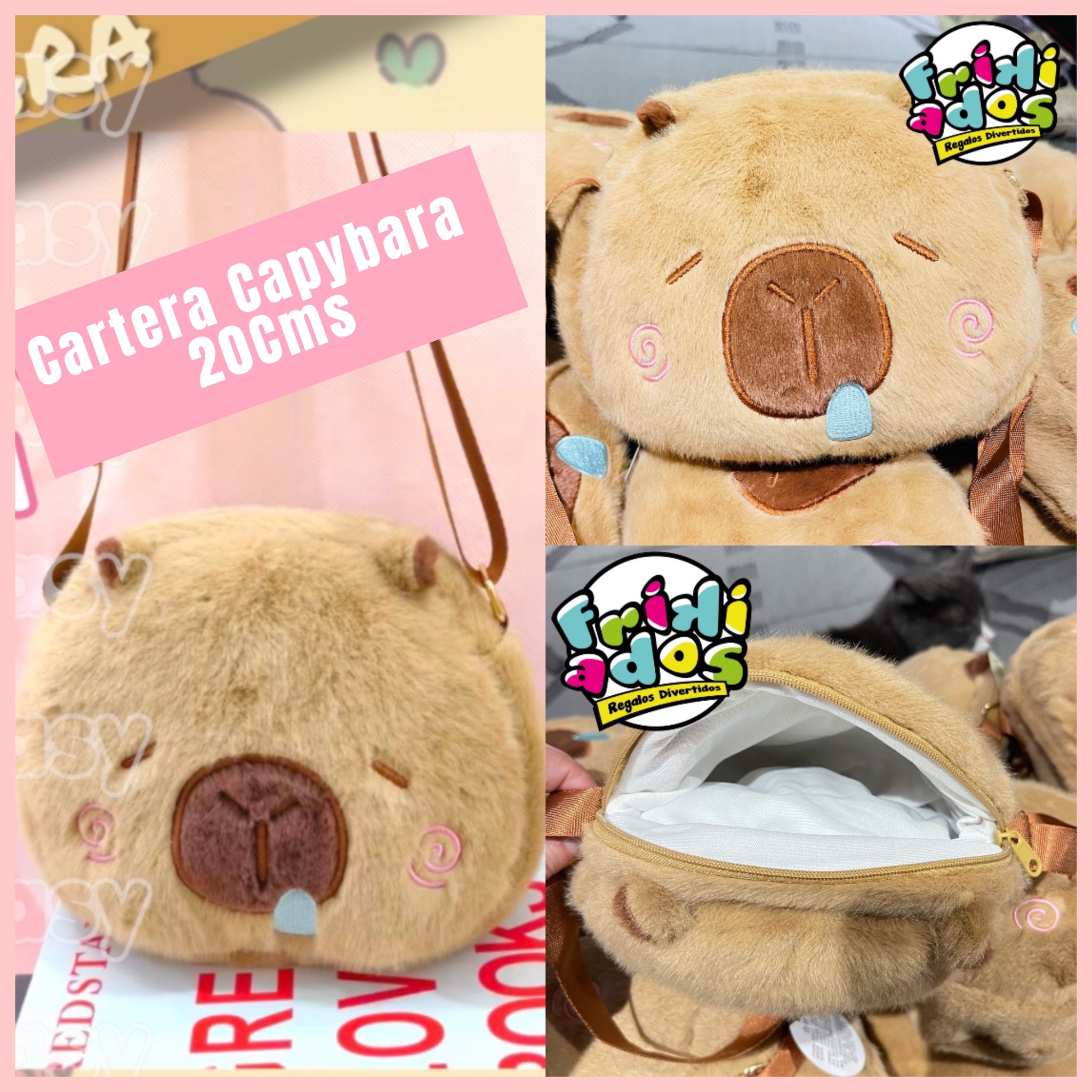 Cartera “Capybara”. 20Cms