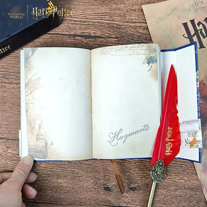 Libreta y Planner tapa dura “Harry Potter”, 96 Hojas con Diseños, 17x12cms