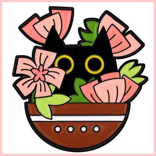 Pin “Gatito Flor”