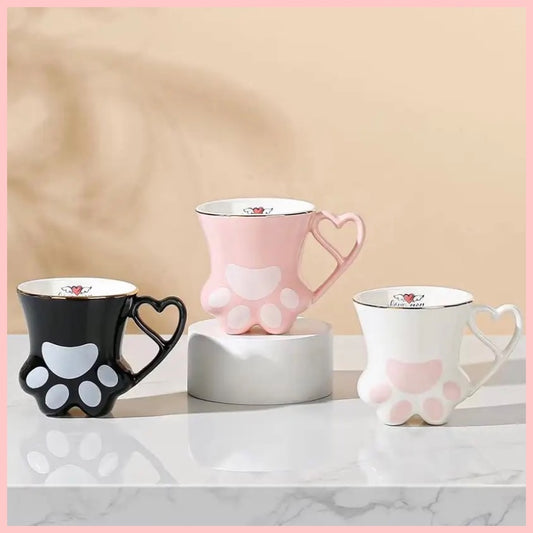 Taza “Patita de Gato”, 350ml. Material Cerámica