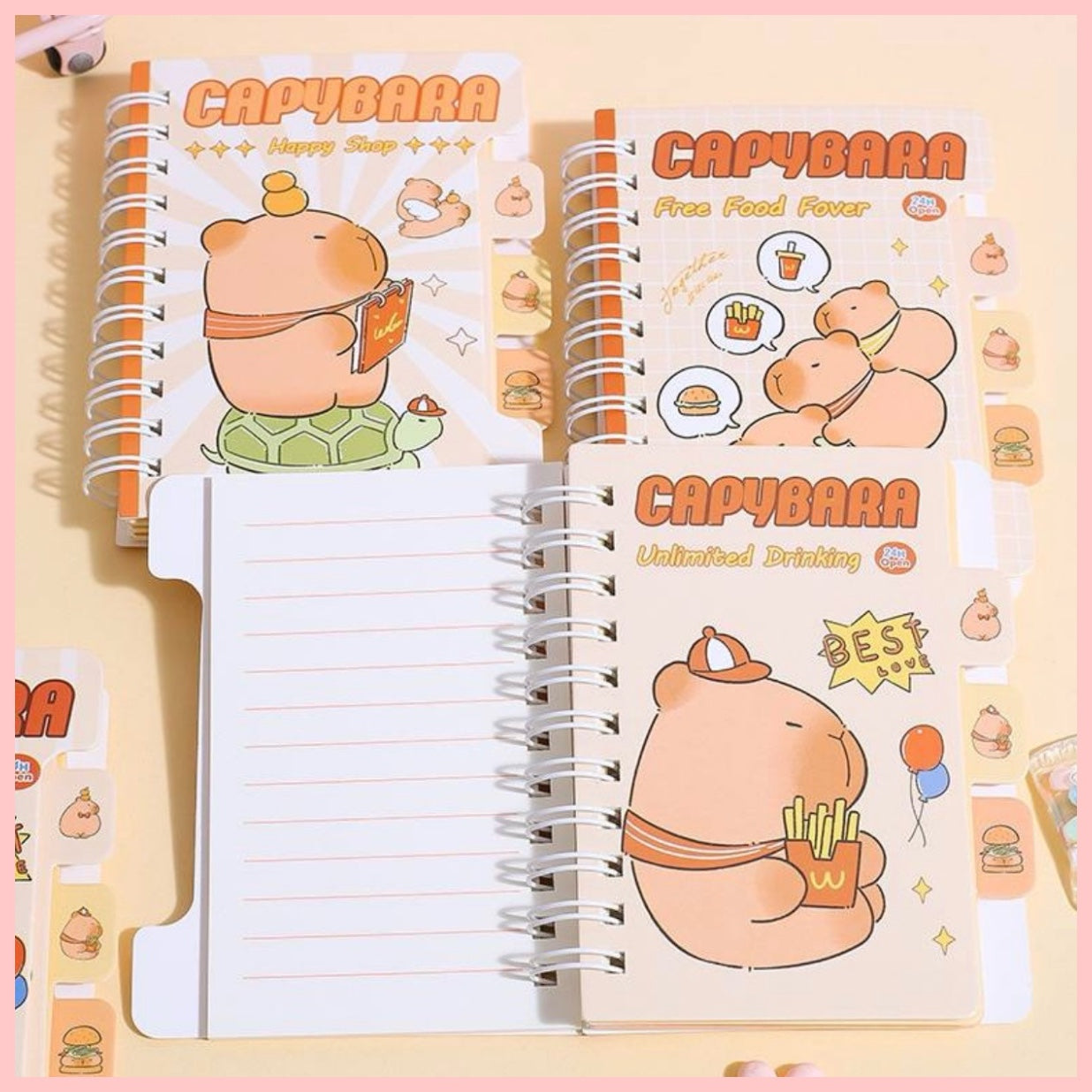 Mini Libreta “Capybara”. 11x7cms (80U)