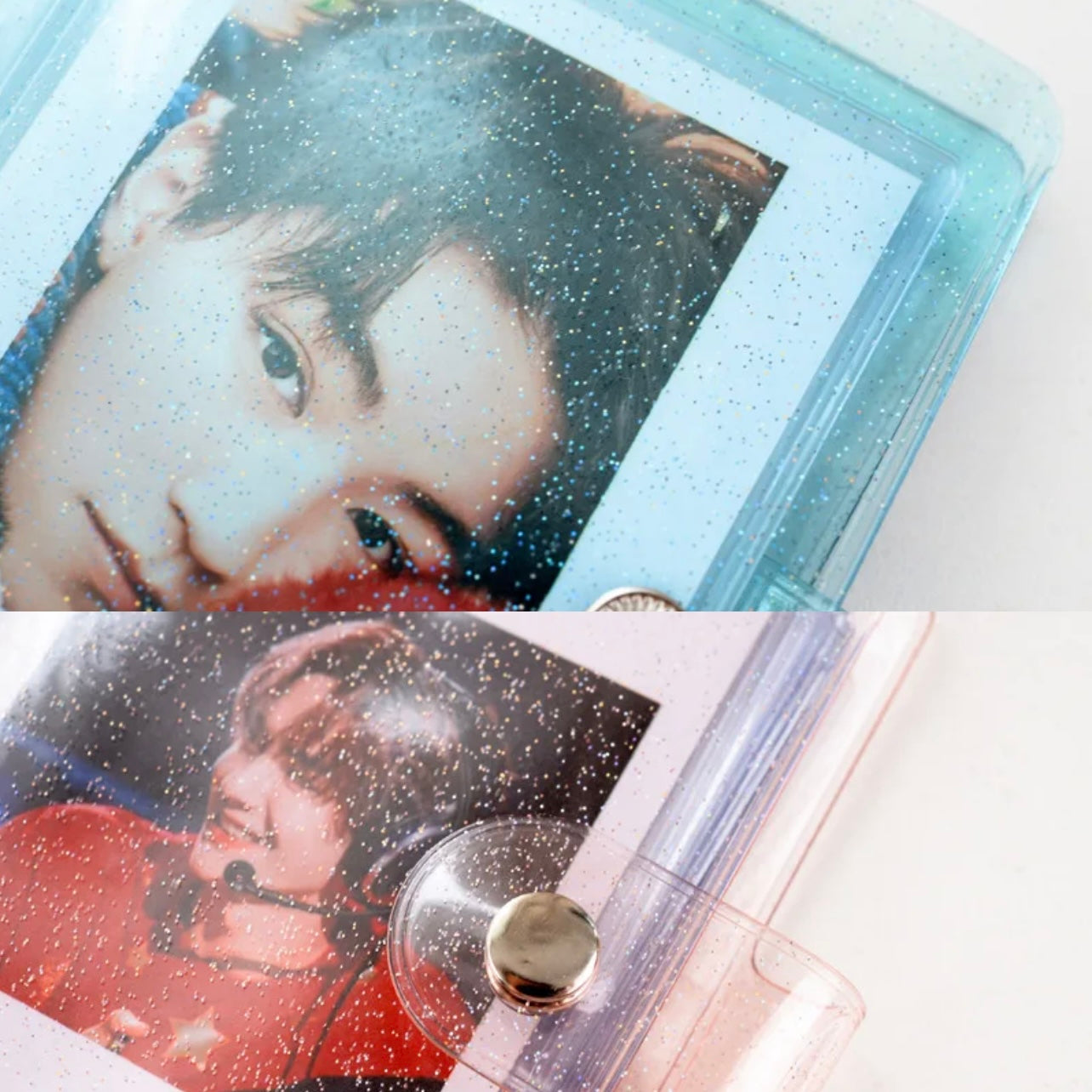 Álbum porta Photocards “Glitter”. 40 Espacios 12x9Cms.