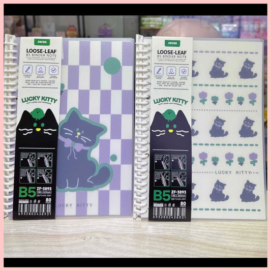 Cuaderno Binder “Gatitos”. 80 Hojas Tamaño B5