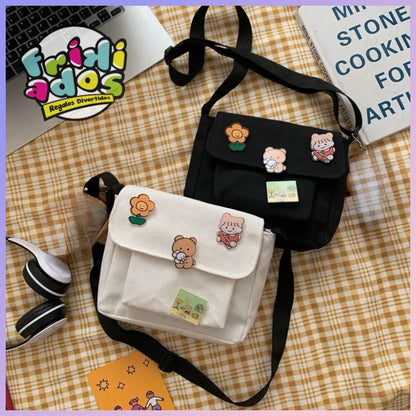 Mini Cartera + 4 Pins. 20x17Cms