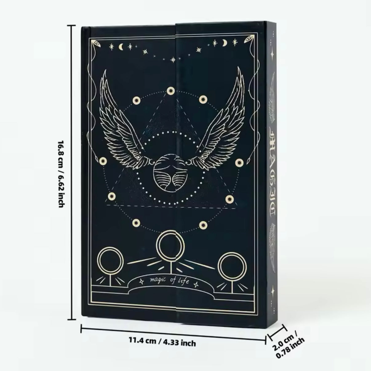 Libreta y Planner tapa dura “Harry Potter”, 96 Hojas con Diseños, 17x12cms