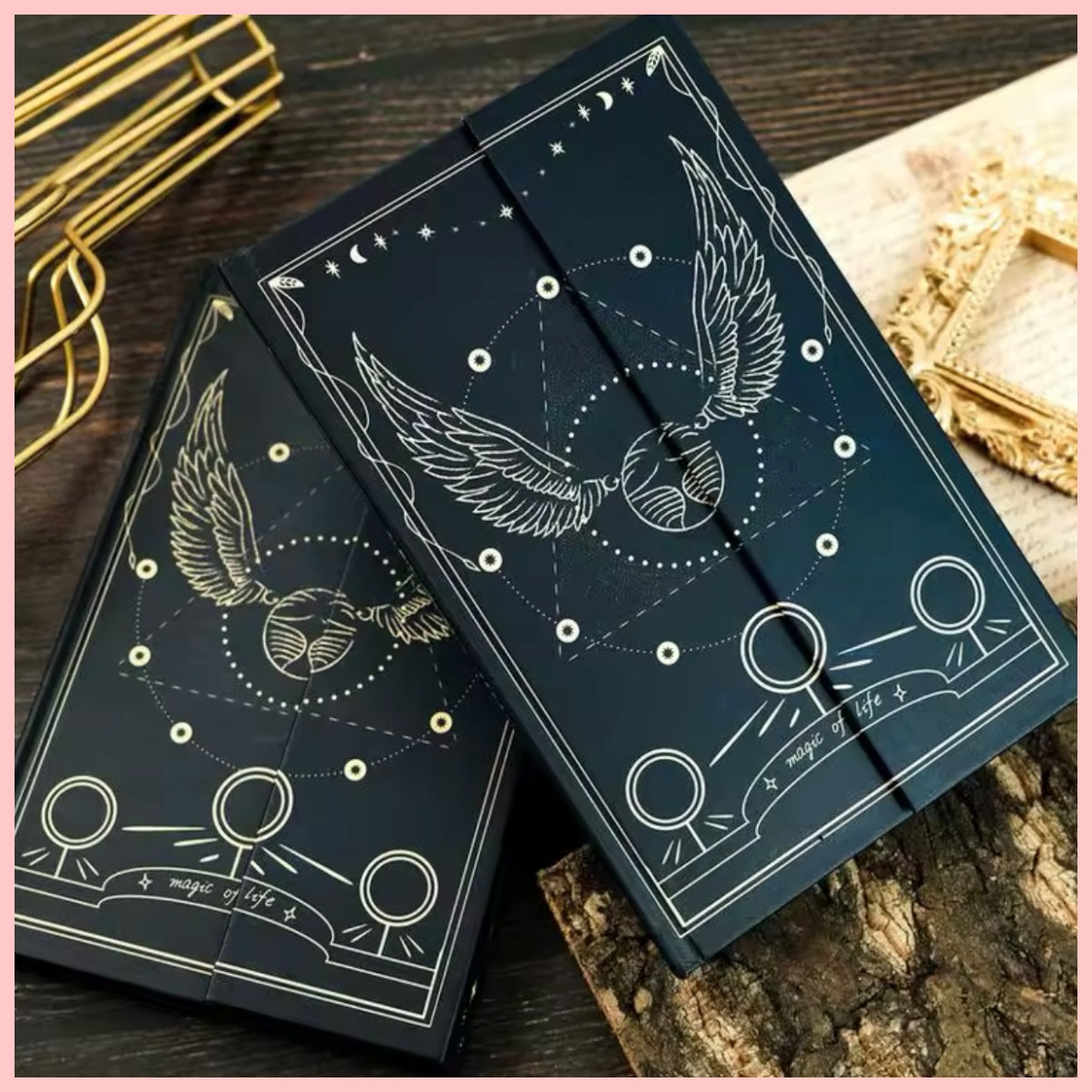 Libreta y Planner tapa dura “Harry Potter”, 96 Hojas con Diseños, 17x12cms