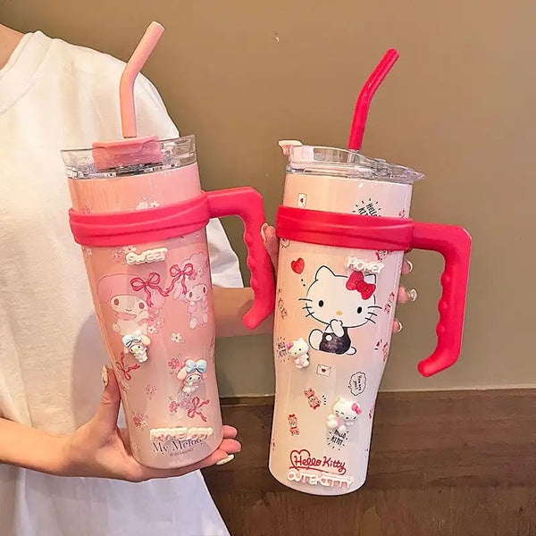 Termo + Bombilla “Sanrio”. 1200ml