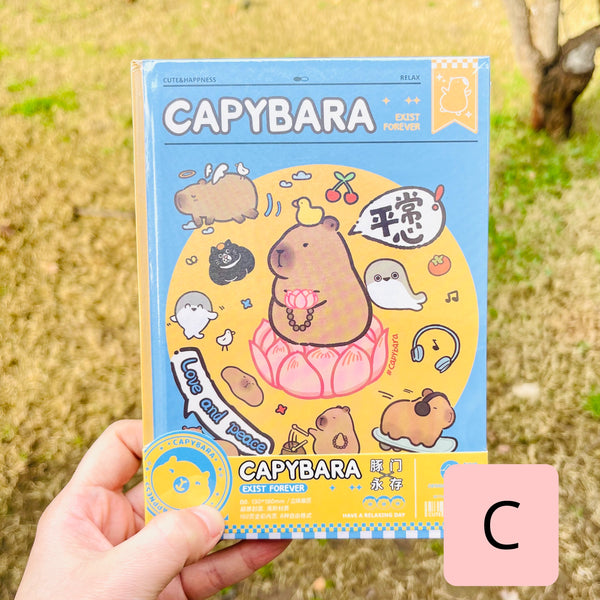 Libreta Tapa dura “Capybara”. 192 Hojas 18x13Cms