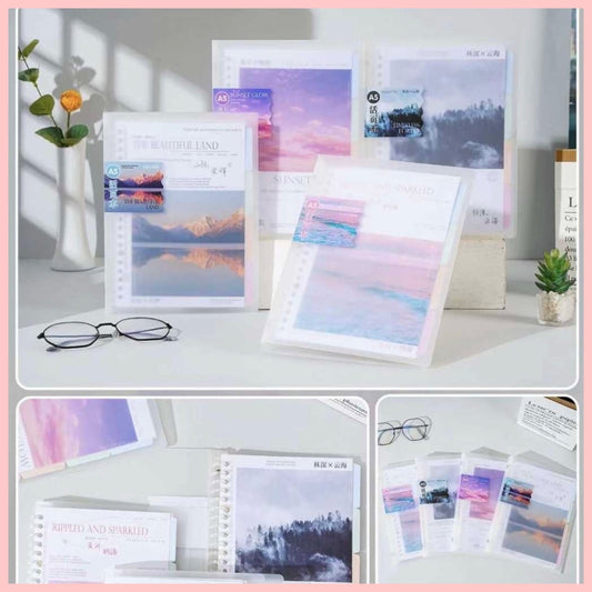 Cuaderno Binder “Paisajes”. Tamaño B5, 60 Hojas.