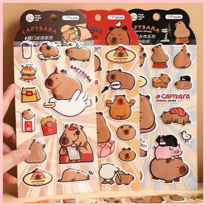 Sticker con Relieve “Capybara”