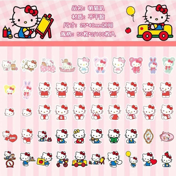 Set 100 Stickers “Sanrio” de