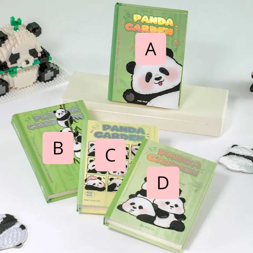 Mini Libreta “Panda Garden”. 80 Hojas 11x8Cms