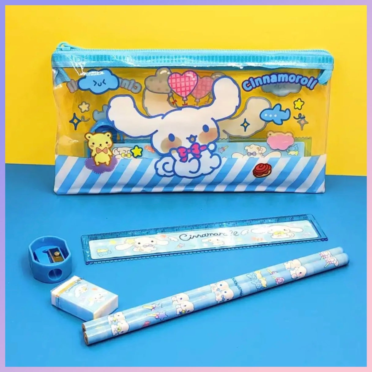 Estuche + Set papelería “Sanrio”