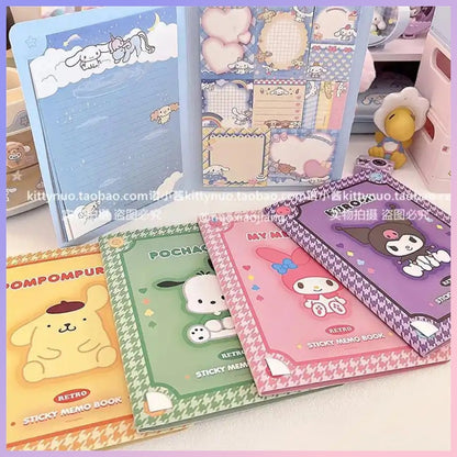 Libreta de Post It y Notas “Sanrio”. 19x14Cms