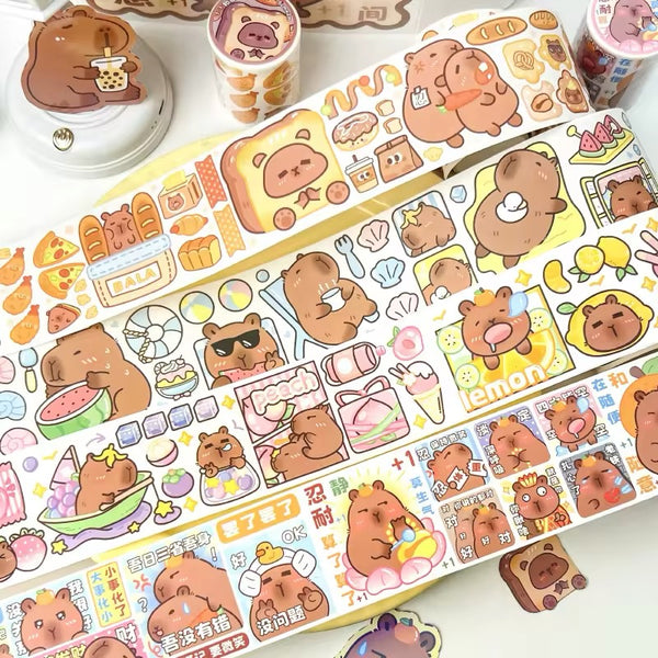 Washi Tape “Capybara”. 5cmx2m