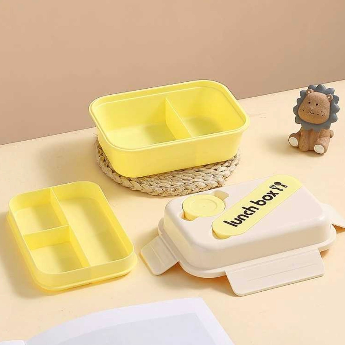 Lunch Box 2 Niveles + Cubiertos. 1100ml