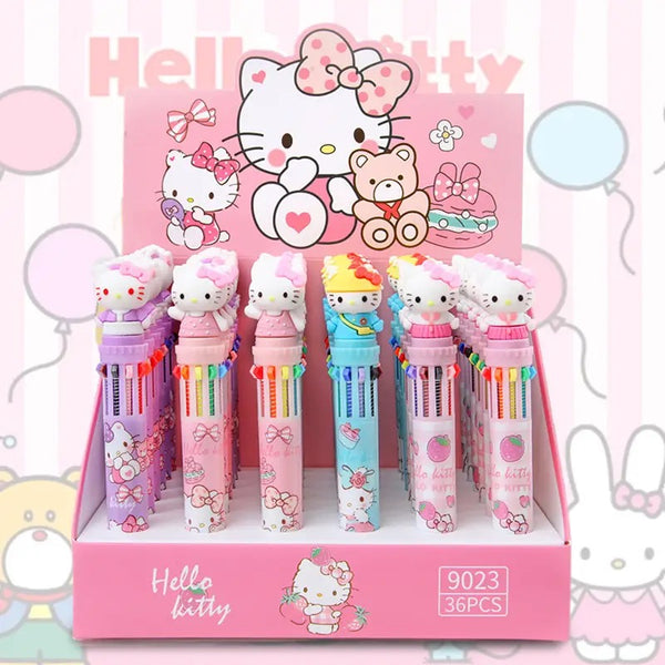 Lápiz 10 Colores “Hello Kitty”