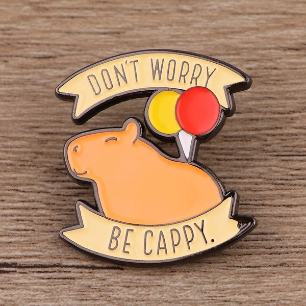 Pin Capybara “Don’t Worry Be Cappy”