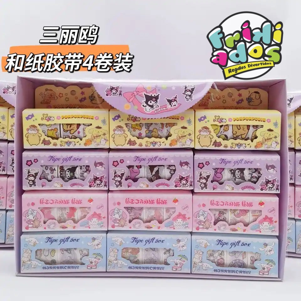 Set 4 Washi Tape “Sanrio”