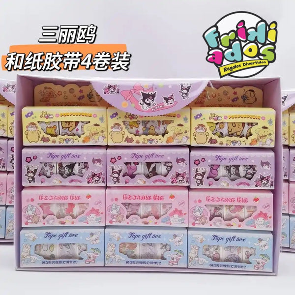 Set 4 Washi Tape “Sanrio”