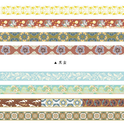 Set 4 Washi Tape “Estilo Asiático”. 15MMx2M