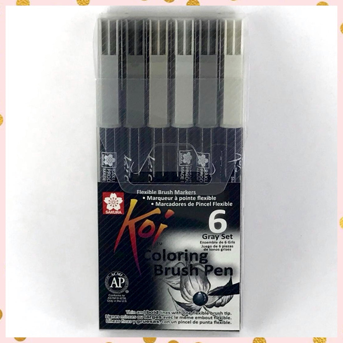 Sets plumones punta pincel acuarelables Koi Coloring Brush