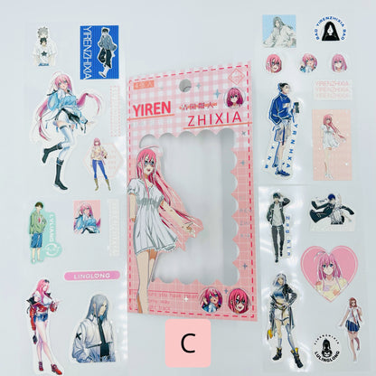 Set 4 Láminas de Stickers “Anime”