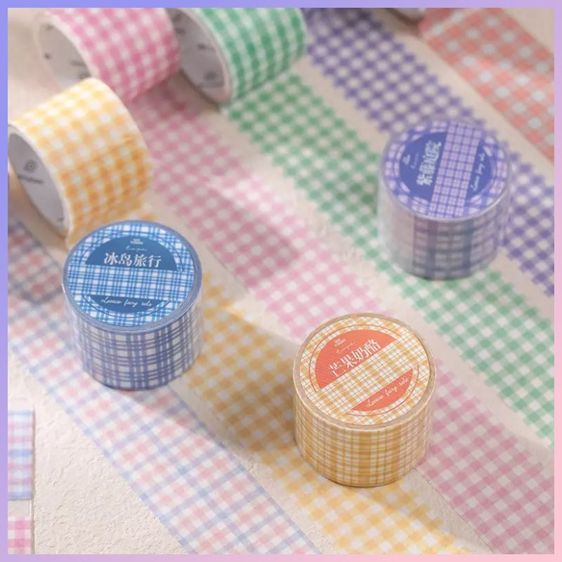 Washi Tape Cuadriculado. 3cmx3M