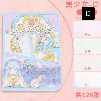 Planner “Sailor Moon”, 128 Hojas con Diseño, Tamaño A6