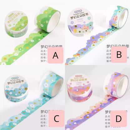 Washi Tape “Flores y Estrellas”. 2,5cmx3M