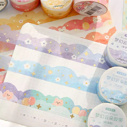 Washi Tape “Flores y Estrellas”. 2,5cmx3M