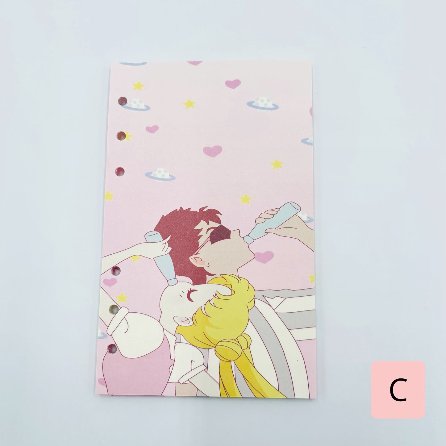 Set 40 hojas para planner Binder “Sailor Moon”, tamaño A6