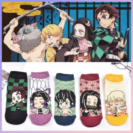 Calcetín “Kimetsu No Yaiba”, algodón (talla standard 35-42)